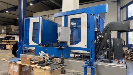 Anlieferung TOS Hulin Karuselldrehmaschine